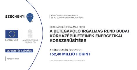 KEHOP-5.2.1-15-2015-00004 / Betegápoló Irgalmasrend KEHOP-5.2.1-15-2015-00004